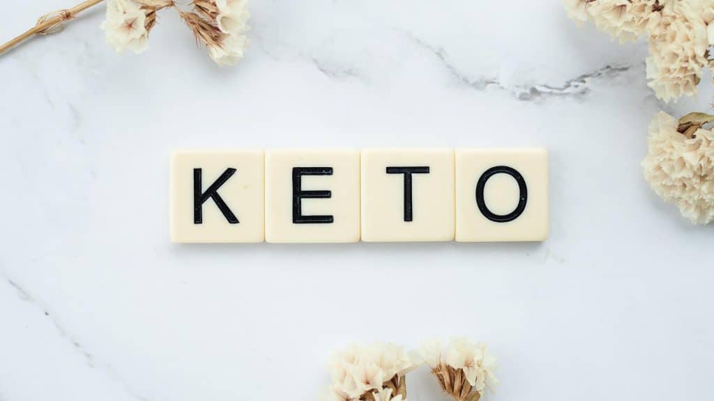 Letters die keto spellen