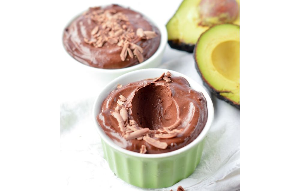 chocolade avocado pudding