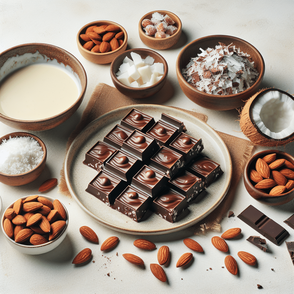Keto Amandel Joy Bars: Kokosnoot en Chocolade