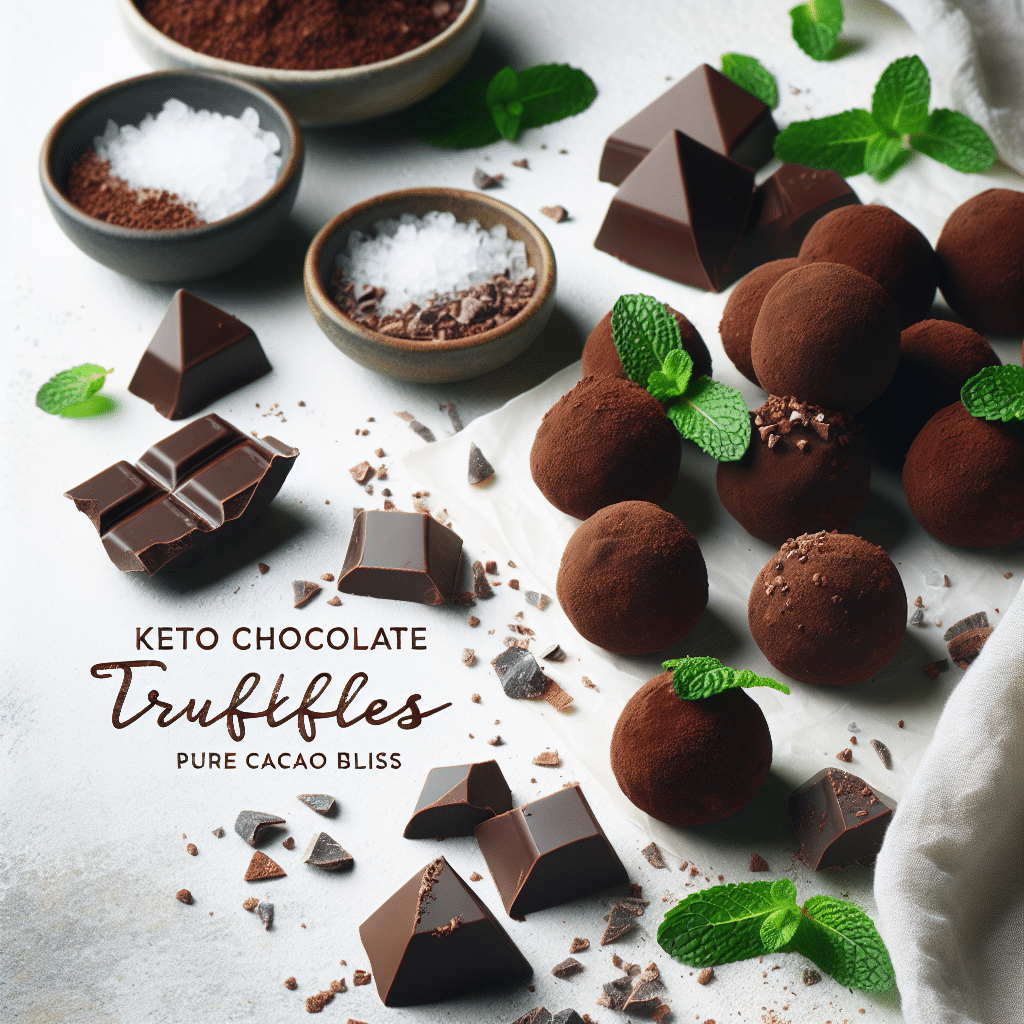 Keto Chocoladetruffels: Pure Cacao Bliss