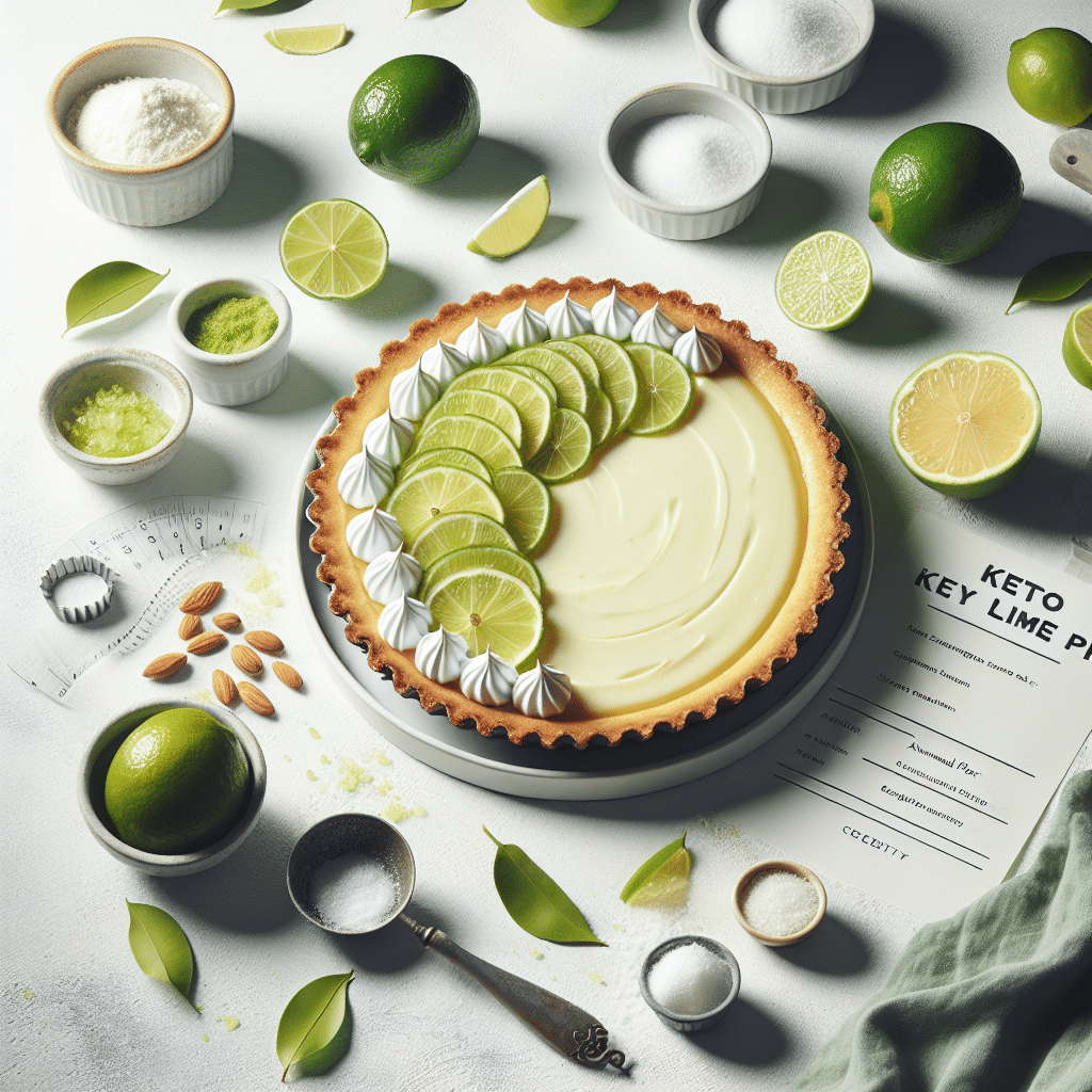 Keto Key Lime Pie: Citrusachtig en Verfrissend