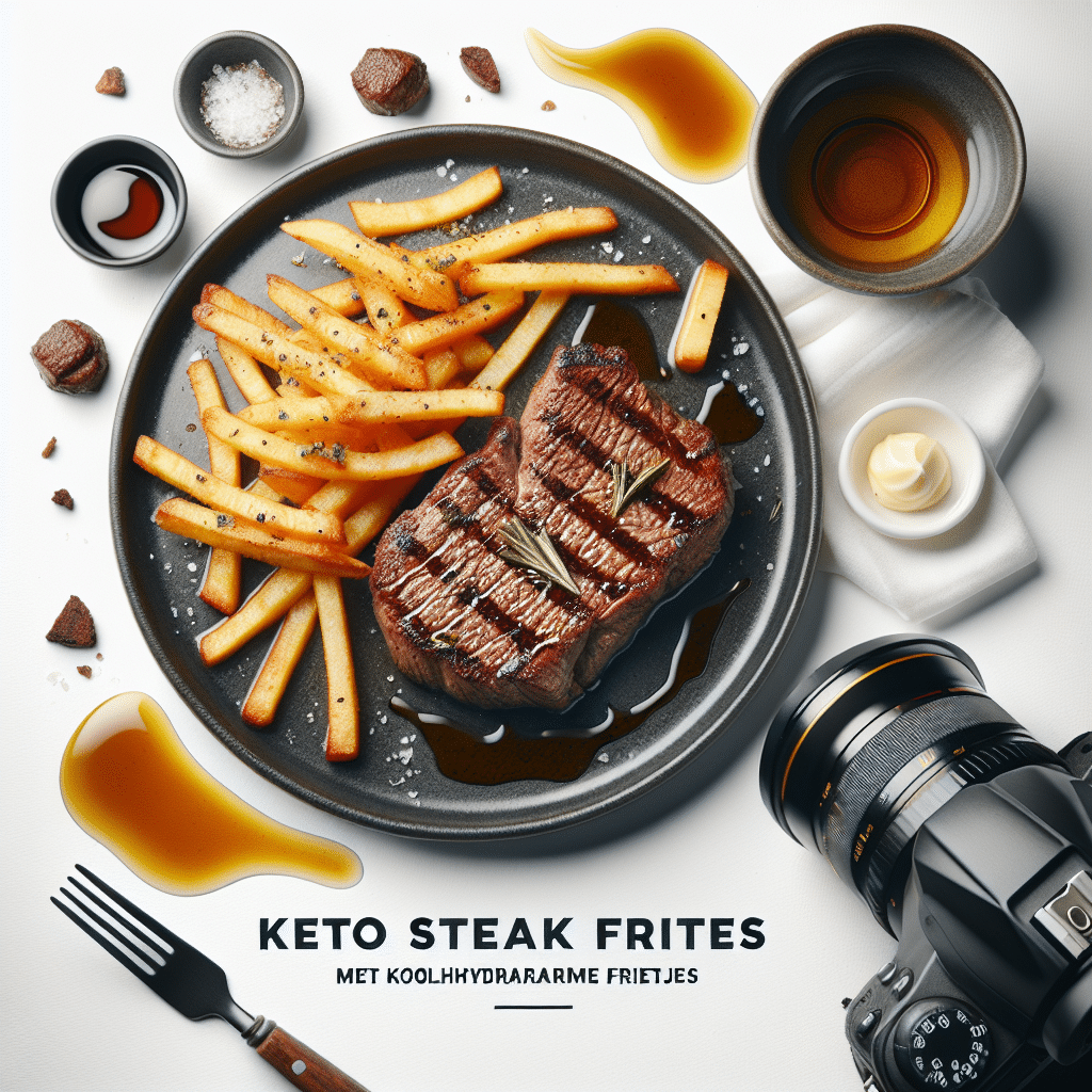Keto Steak Frites: Met Koolhydraatarme Frietjes