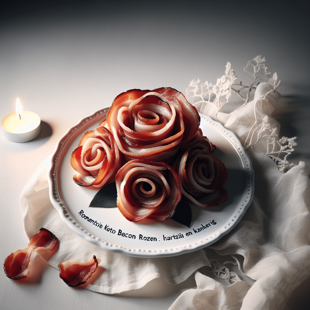 Romantische Keto Bacon Rozen: Hartstochtelijk en Knapperig