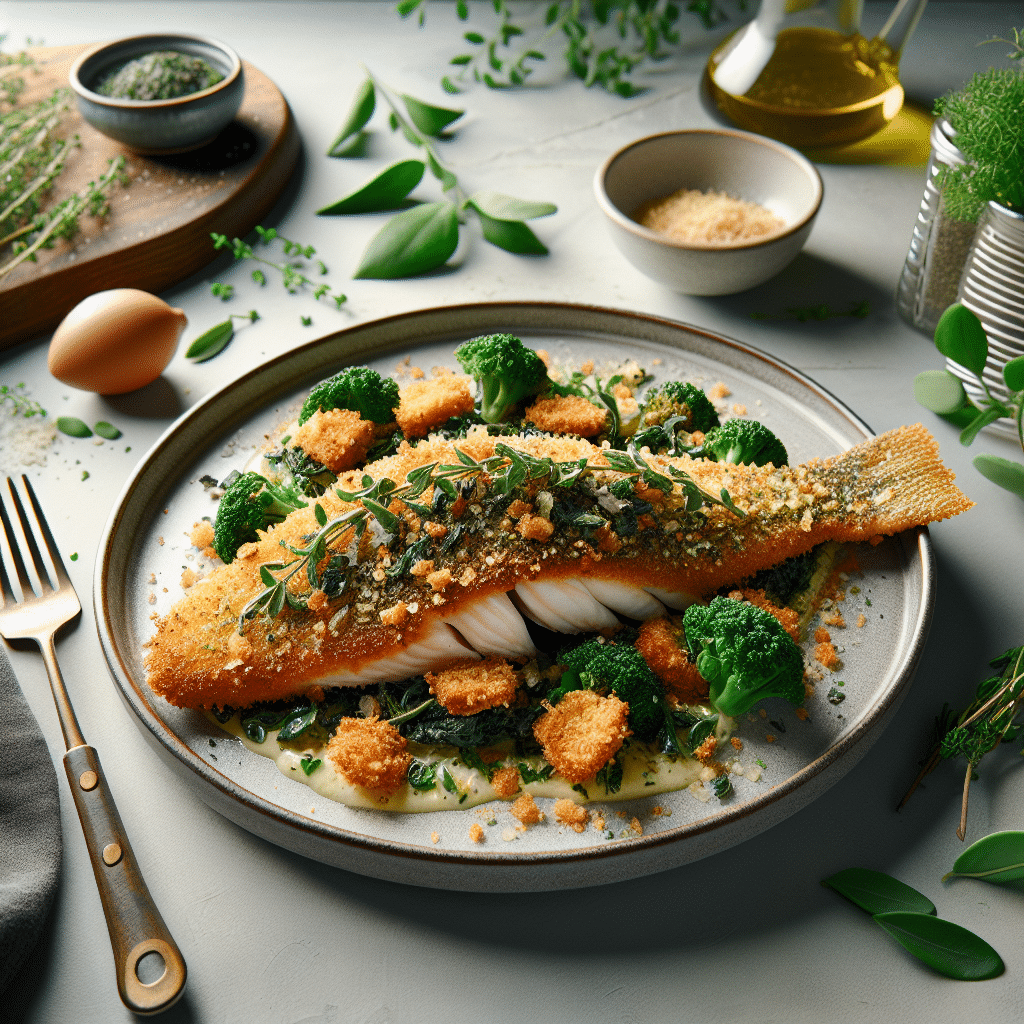 Samen Genieten: Keto Catfish met Knapperige Kruidenkorst