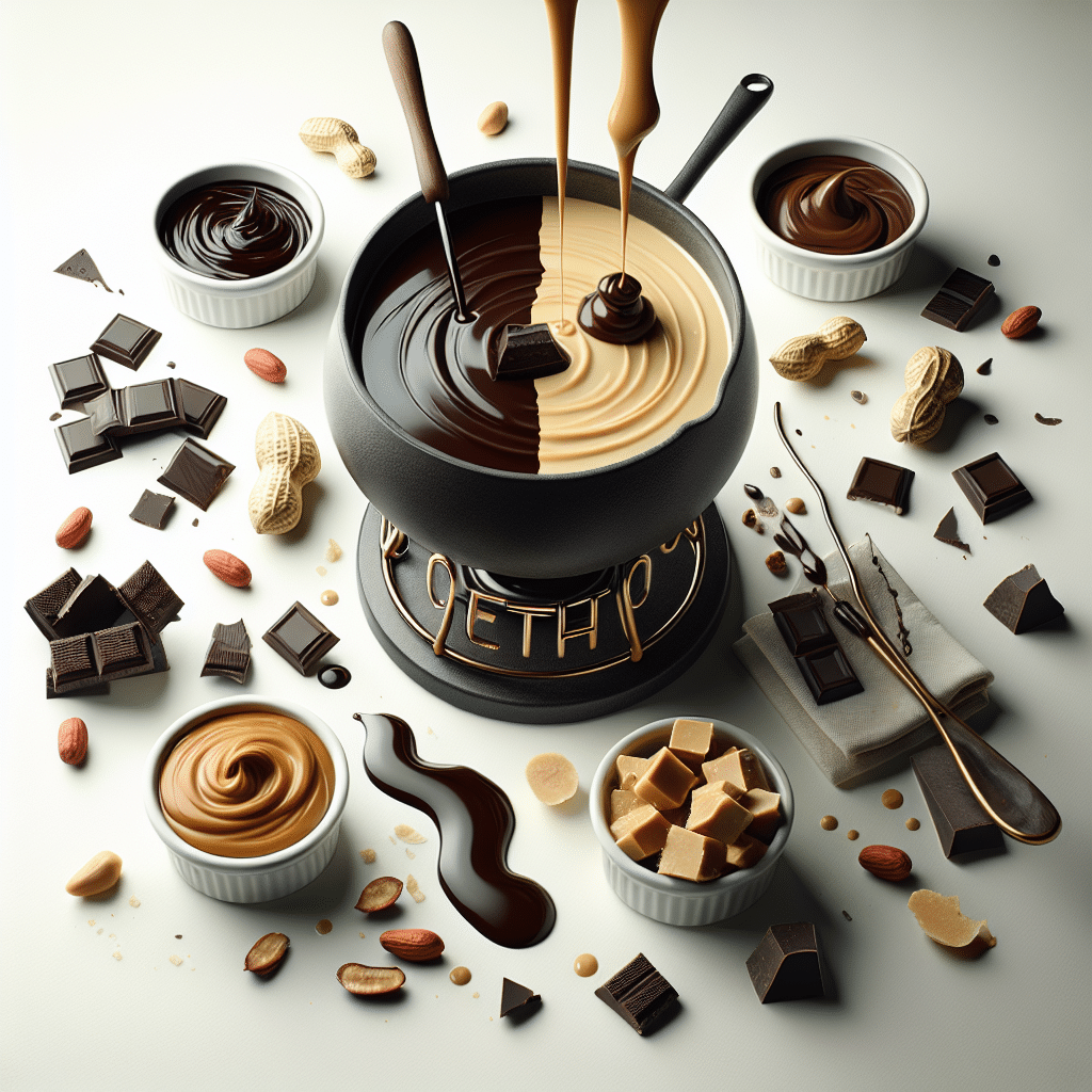 Samen Smelten: Keto Chocolade en Pindakaas Fondue