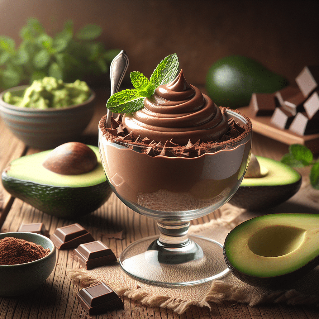 Zwoele Keto Chocolade Avocado Mousse: Pure Verleiding