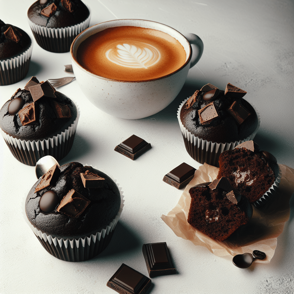 Zwoele Ochtend: Keto Espresso Muffins met Chocolade