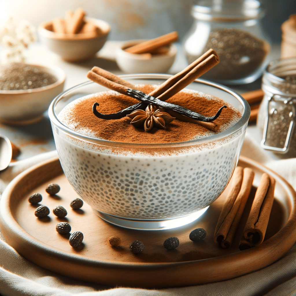 Keto Vanille en Kaneel Chia Pudding