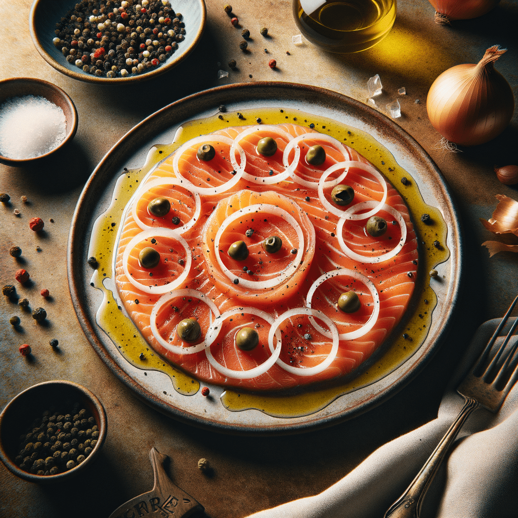 keto zalm carpaccio