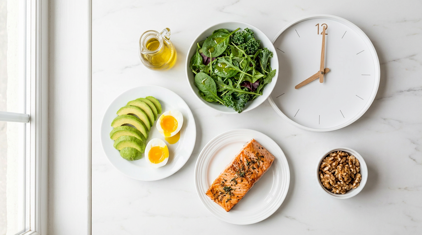 Keto en intermittent fasting combineren met een verse koolhydraatarme maaltijd