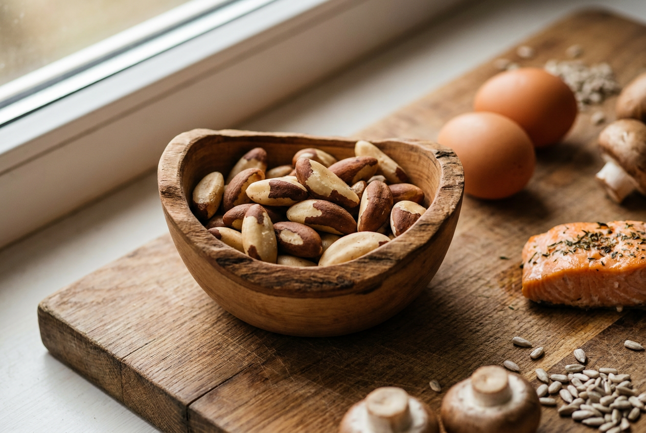Paranoten en andere seleniumrijke voeding voor een gezonde schildklier bij keto