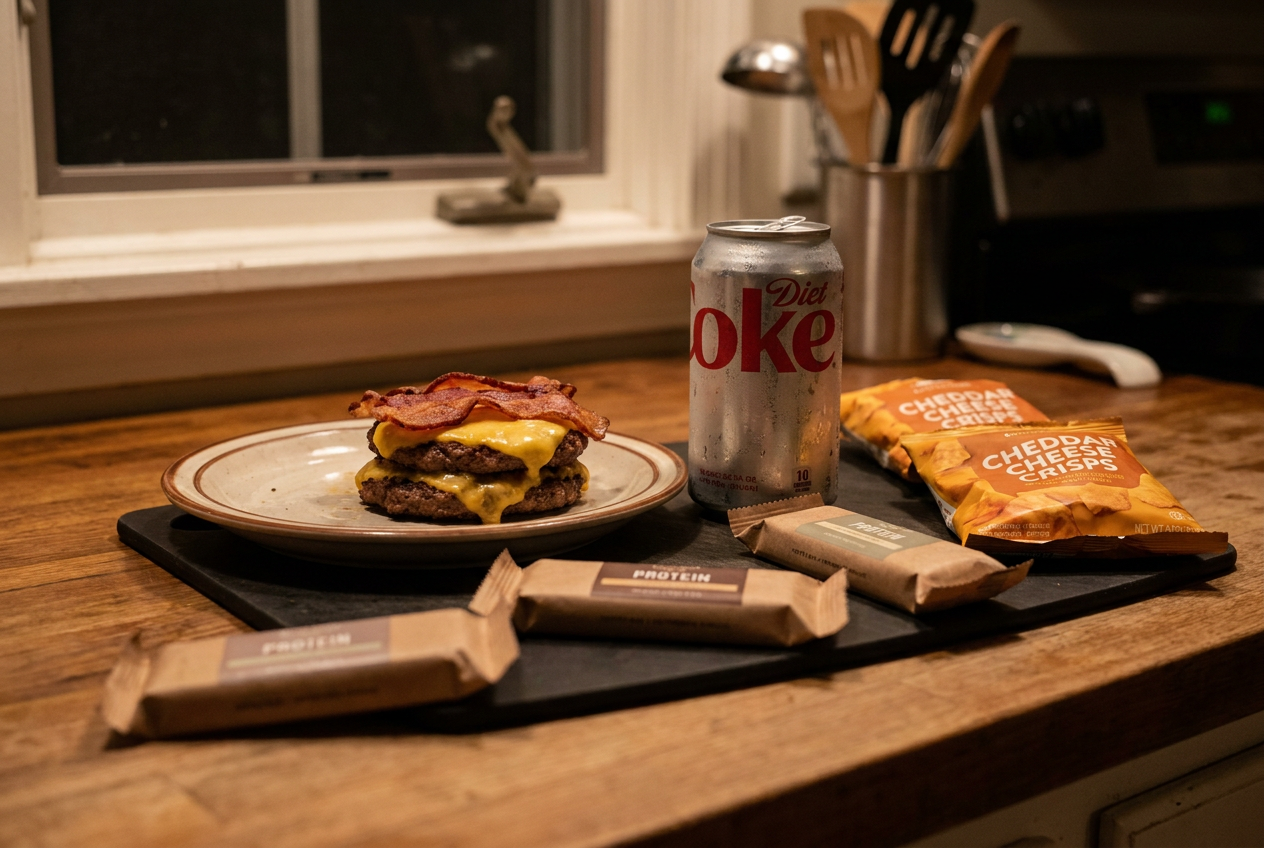 Dirty keto met bewerkte koolhydraatarme producten